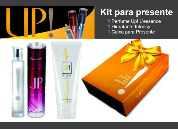 KIT PRESENTE 1 PERFUME, HIDRATANTE, CAIXA PRESENTE